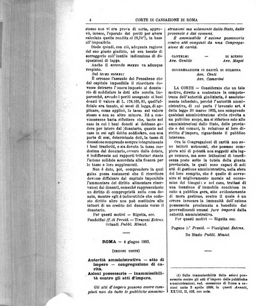 Annali della giurisprudenza italiana raccolta generale delle decisioni delle Corti di cassazione e d'appello in materia civile, criminale, commerciale, di diritto pubblico e amministrativo, e di procedura civile e penale