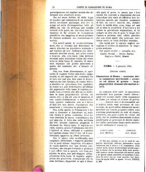 Annali della giurisprudenza italiana raccolta generale delle decisioni delle Corti di cassazione e d'appello in materia civile, criminale, commerciale, di diritto pubblico e amministrativo, e di procedura civile e penale