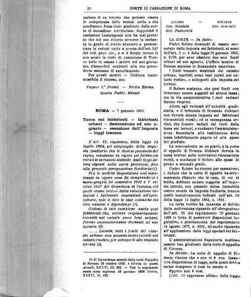 Annali della giurisprudenza italiana raccolta generale delle decisioni delle Corti di cassazione e d'appello in materia civile, criminale, commerciale, di diritto pubblico e amministrativo, e di procedura civile e penale