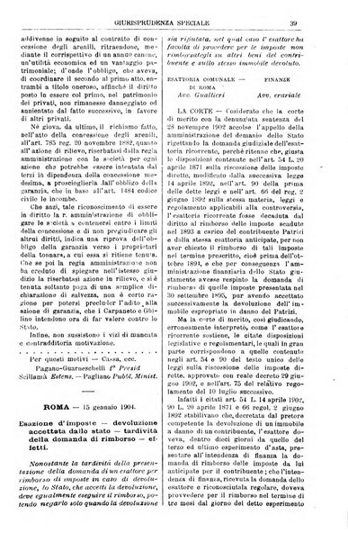 Annali della giurisprudenza italiana raccolta generale delle decisioni delle Corti di cassazione e d'appello in materia civile, criminale, commerciale, di diritto pubblico e amministrativo, e di procedura civile e penale