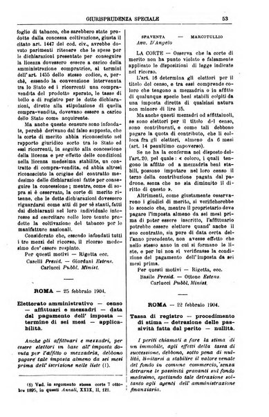 Annali della giurisprudenza italiana raccolta generale delle decisioni delle Corti di cassazione e d'appello in materia civile, criminale, commerciale, di diritto pubblico e amministrativo, e di procedura civile e penale