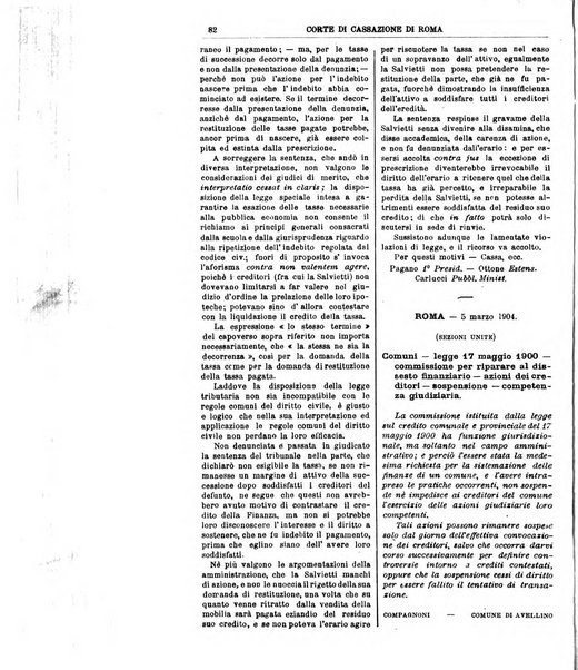 Annali della giurisprudenza italiana raccolta generale delle decisioni delle Corti di cassazione e d'appello in materia civile, criminale, commerciale, di diritto pubblico e amministrativo, e di procedura civile e penale