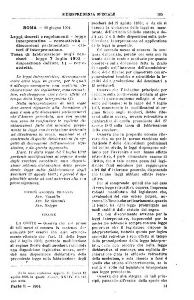 Annali della giurisprudenza italiana raccolta generale delle decisioni delle Corti di cassazione e d'appello in materia civile, criminale, commerciale, di diritto pubblico e amministrativo, e di procedura civile e penale