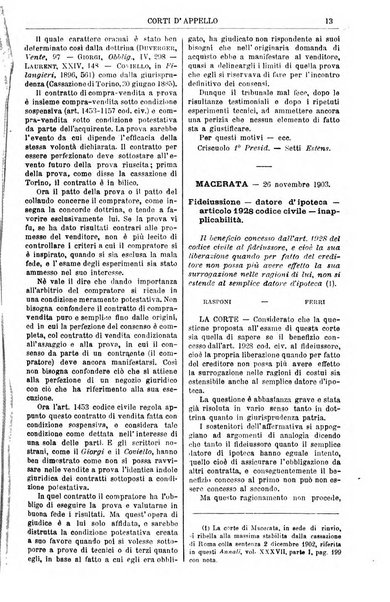 Annali della giurisprudenza italiana raccolta generale delle decisioni delle Corti di cassazione e d'appello in materia civile, criminale, commerciale, di diritto pubblico e amministrativo, e di procedura civile e penale