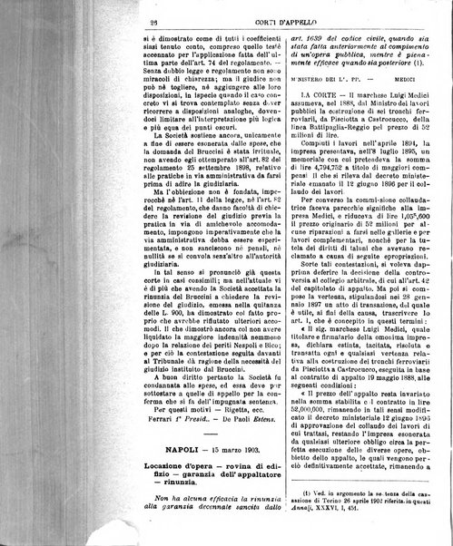 Annali della giurisprudenza italiana raccolta generale delle decisioni delle Corti di cassazione e d'appello in materia civile, criminale, commerciale, di diritto pubblico e amministrativo, e di procedura civile e penale