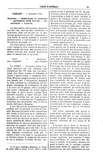 Annali della giurisprudenza italiana raccolta generale delle decisioni delle Corti di cassazione e d'appello in materia civile, criminale, commerciale, di diritto pubblico e amministrativo, e di procedura civile e penale