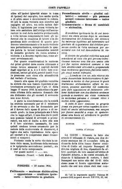 Annali della giurisprudenza italiana raccolta generale delle decisioni delle Corti di cassazione e d'appello in materia civile, criminale, commerciale, di diritto pubblico e amministrativo, e di procedura civile e penale