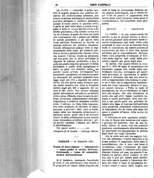 Annali della giurisprudenza italiana raccolta generale delle decisioni delle Corti di cassazione e d'appello in materia civile, criminale, commerciale, di diritto pubblico e amministrativo, e di procedura civile e penale