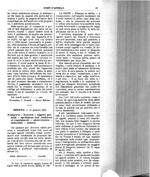 Annali della giurisprudenza italiana raccolta generale delle decisioni delle Corti di cassazione e d'appello in materia civile, criminale, commerciale, di diritto pubblico e amministrativo, e di procedura civile e penale