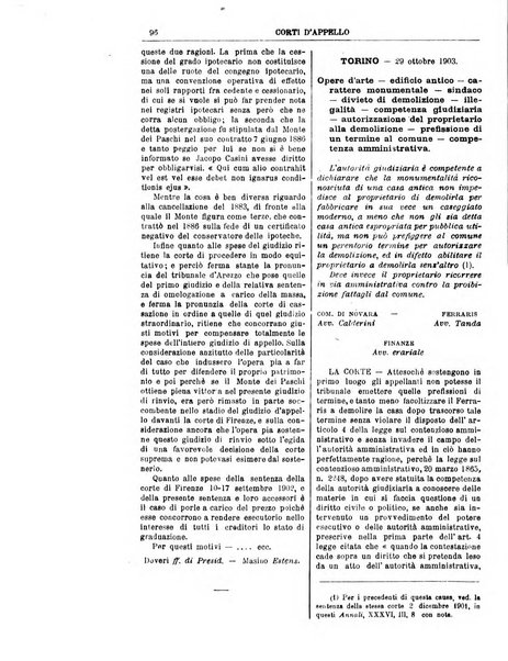 Annali della giurisprudenza italiana raccolta generale delle decisioni delle Corti di cassazione e d'appello in materia civile, criminale, commerciale, di diritto pubblico e amministrativo, e di procedura civile e penale