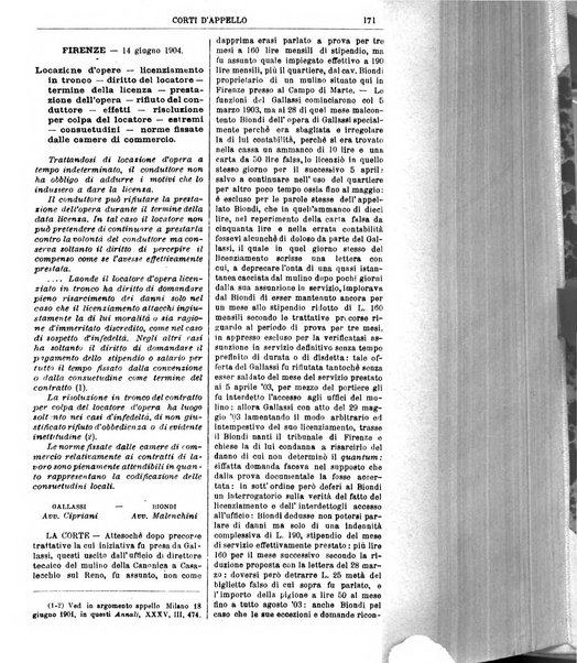 Annali della giurisprudenza italiana raccolta generale delle decisioni delle Corti di cassazione e d'appello in materia civile, criminale, commerciale, di diritto pubblico e amministrativo, e di procedura civile e penale