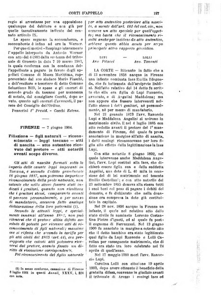 Annali della giurisprudenza italiana raccolta generale delle decisioni delle Corti di cassazione e d'appello in materia civile, criminale, commerciale, di diritto pubblico e amministrativo, e di procedura civile e penale