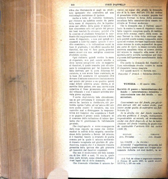 Annali della giurisprudenza italiana raccolta generale delle decisioni delle Corti di cassazione e d'appello in materia civile, criminale, commerciale, di diritto pubblico e amministrativo, e di procedura civile e penale