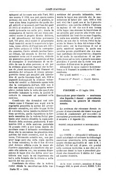 Annali della giurisprudenza italiana raccolta generale delle decisioni delle Corti di cassazione e d'appello in materia civile, criminale, commerciale, di diritto pubblico e amministrativo, e di procedura civile e penale