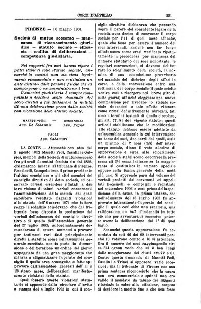 Annali della giurisprudenza italiana raccolta generale delle decisioni delle Corti di cassazione e d'appello in materia civile, criminale, commerciale, di diritto pubblico e amministrativo, e di procedura civile e penale