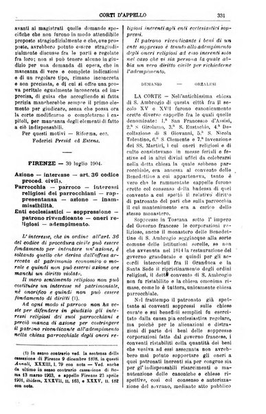 Annali della giurisprudenza italiana raccolta generale delle decisioni delle Corti di cassazione e d'appello in materia civile, criminale, commerciale, di diritto pubblico e amministrativo, e di procedura civile e penale