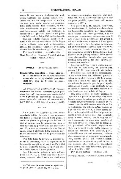 Annali della giurisprudenza italiana raccolta generale delle decisioni delle Corti di cassazione e d'appello in materia civile, criminale, commerciale, di diritto pubblico e amministrativo, e di procedura civile e penale