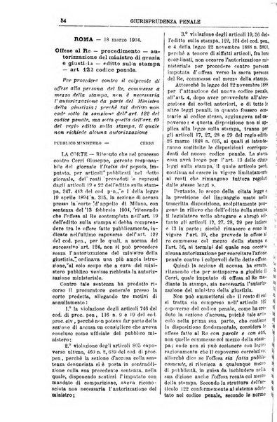 Annali della giurisprudenza italiana raccolta generale delle decisioni delle Corti di cassazione e d'appello in materia civile, criminale, commerciale, di diritto pubblico e amministrativo, e di procedura civile e penale