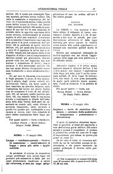 Annali della giurisprudenza italiana raccolta generale delle decisioni delle Corti di cassazione e d'appello in materia civile, criminale, commerciale, di diritto pubblico e amministrativo, e di procedura civile e penale