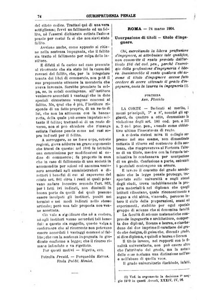 Annali della giurisprudenza italiana raccolta generale delle decisioni delle Corti di cassazione e d'appello in materia civile, criminale, commerciale, di diritto pubblico e amministrativo, e di procedura civile e penale