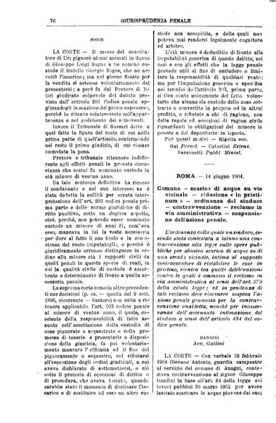 Annali della giurisprudenza italiana raccolta generale delle decisioni delle Corti di cassazione e d'appello in materia civile, criminale, commerciale, di diritto pubblico e amministrativo, e di procedura civile e penale