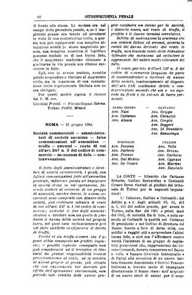 Annali della giurisprudenza italiana raccolta generale delle decisioni delle Corti di cassazione e d'appello in materia civile, criminale, commerciale, di diritto pubblico e amministrativo, e di procedura civile e penale