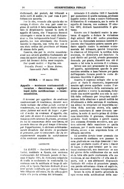 Annali della giurisprudenza italiana raccolta generale delle decisioni delle Corti di cassazione e d'appello in materia civile, criminale, commerciale, di diritto pubblico e amministrativo, e di procedura civile e penale