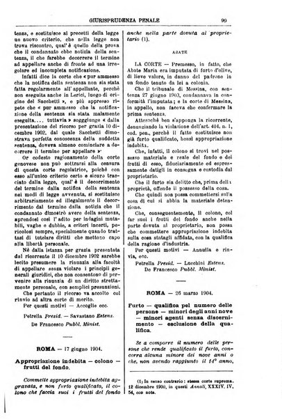 Annali della giurisprudenza italiana raccolta generale delle decisioni delle Corti di cassazione e d'appello in materia civile, criminale, commerciale, di diritto pubblico e amministrativo, e di procedura civile e penale