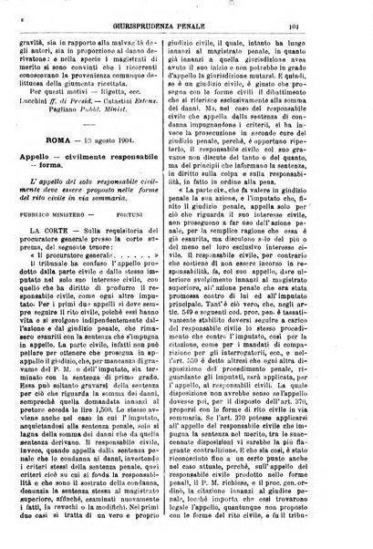 Annali della giurisprudenza italiana raccolta generale delle decisioni delle Corti di cassazione e d'appello in materia civile, criminale, commerciale, di diritto pubblico e amministrativo, e di procedura civile e penale