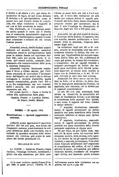 Annali della giurisprudenza italiana raccolta generale delle decisioni delle Corti di cassazione e d'appello in materia civile, criminale, commerciale, di diritto pubblico e amministrativo, e di procedura civile e penale