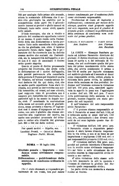 Annali della giurisprudenza italiana raccolta generale delle decisioni delle Corti di cassazione e d'appello in materia civile, criminale, commerciale, di diritto pubblico e amministrativo, e di procedura civile e penale