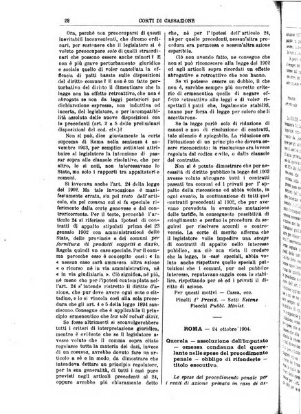 Annali della giurisprudenza italiana raccolta generale delle decisioni delle Corti di cassazione e d'appello in materia civile, criminale, commerciale, di diritto pubblico e amministrativo, e di procedura civile e penale