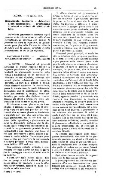 Annali della giurisprudenza italiana raccolta generale delle decisioni delle Corti di cassazione e d'appello in materia civile, criminale, commerciale, di diritto pubblico e amministrativo, e di procedura civile e penale