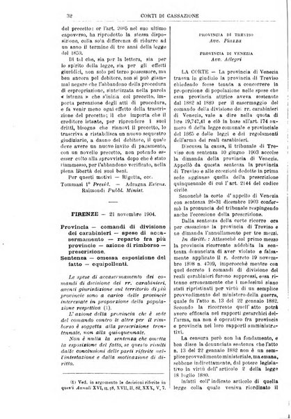 Annali della giurisprudenza italiana raccolta generale delle decisioni delle Corti di cassazione e d'appello in materia civile, criminale, commerciale, di diritto pubblico e amministrativo, e di procedura civile e penale