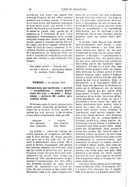 Annali della giurisprudenza italiana raccolta generale delle decisioni delle Corti di cassazione e d'appello in materia civile, criminale, commerciale, di diritto pubblico e amministrativo, e di procedura civile e penale