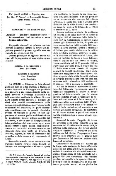 Annali della giurisprudenza italiana raccolta generale delle decisioni delle Corti di cassazione e d'appello in materia civile, criminale, commerciale, di diritto pubblico e amministrativo, e di procedura civile e penale