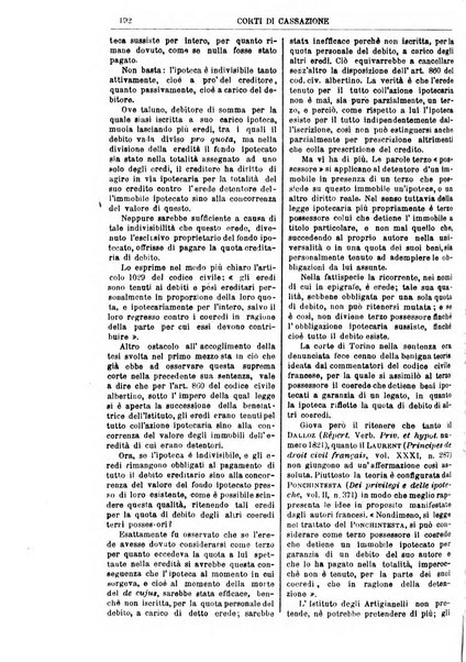 Annali della giurisprudenza italiana raccolta generale delle decisioni delle Corti di cassazione e d'appello in materia civile, criminale, commerciale, di diritto pubblico e amministrativo, e di procedura civile e penale