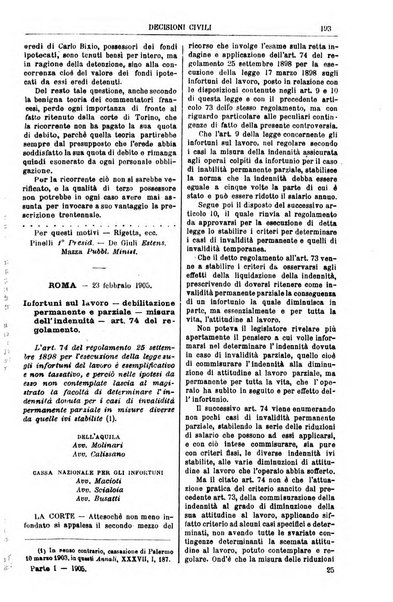 Annali della giurisprudenza italiana raccolta generale delle decisioni delle Corti di cassazione e d'appello in materia civile, criminale, commerciale, di diritto pubblico e amministrativo, e di procedura civile e penale