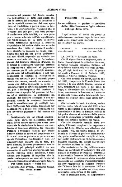 Annali della giurisprudenza italiana raccolta generale delle decisioni delle Corti di cassazione e d'appello in materia civile, criminale, commerciale, di diritto pubblico e amministrativo, e di procedura civile e penale