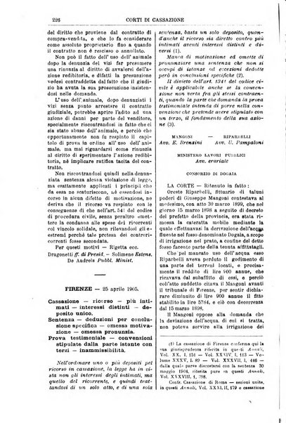 Annali della giurisprudenza italiana raccolta generale delle decisioni delle Corti di cassazione e d'appello in materia civile, criminale, commerciale, di diritto pubblico e amministrativo, e di procedura civile e penale