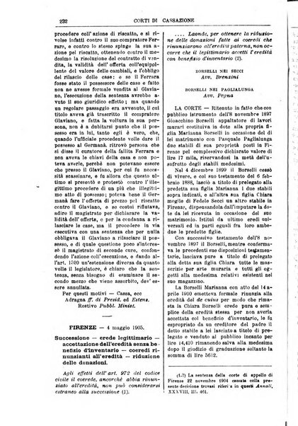 Annali della giurisprudenza italiana raccolta generale delle decisioni delle Corti di cassazione e d'appello in materia civile, criminale, commerciale, di diritto pubblico e amministrativo, e di procedura civile e penale