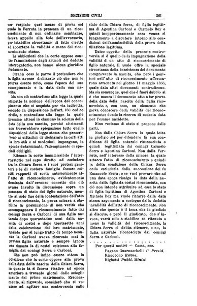 Annali della giurisprudenza italiana raccolta generale delle decisioni delle Corti di cassazione e d'appello in materia civile, criminale, commerciale, di diritto pubblico e amministrativo, e di procedura civile e penale