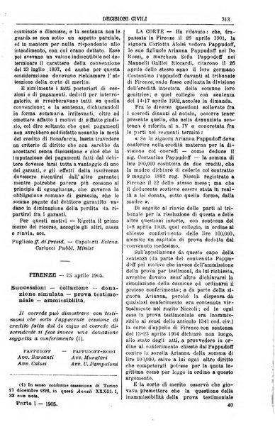 Annali della giurisprudenza italiana raccolta generale delle decisioni delle Corti di cassazione e d'appello in materia civile, criminale, commerciale, di diritto pubblico e amministrativo, e di procedura civile e penale