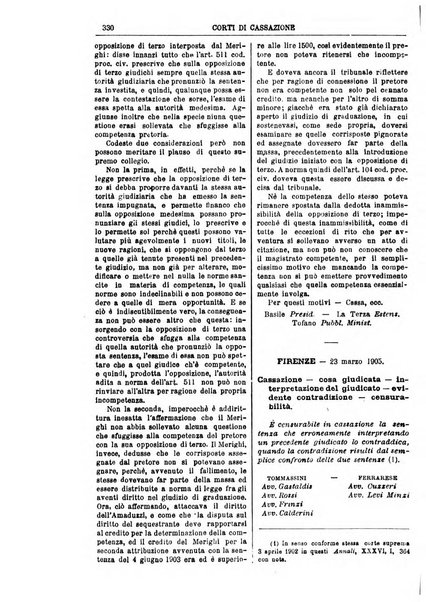 Annali della giurisprudenza italiana raccolta generale delle decisioni delle Corti di cassazione e d'appello in materia civile, criminale, commerciale, di diritto pubblico e amministrativo, e di procedura civile e penale