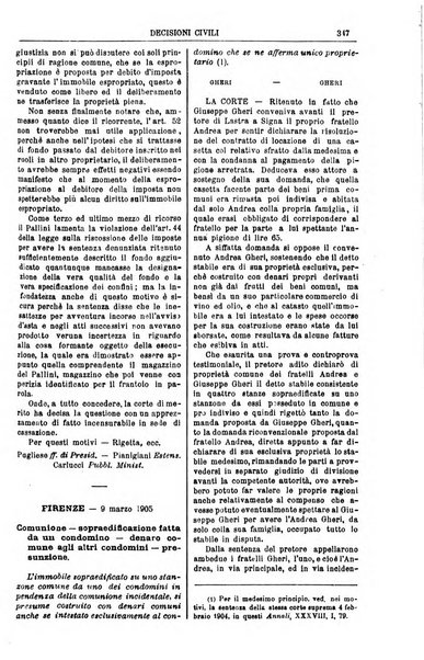 Annali della giurisprudenza italiana raccolta generale delle decisioni delle Corti di cassazione e d'appello in materia civile, criminale, commerciale, di diritto pubblico e amministrativo, e di procedura civile e penale