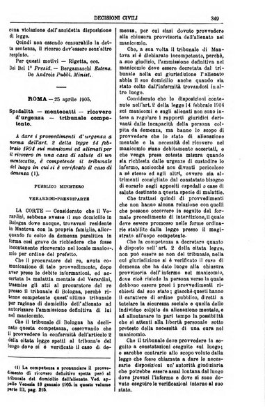 Annali della giurisprudenza italiana raccolta generale delle decisioni delle Corti di cassazione e d'appello in materia civile, criminale, commerciale, di diritto pubblico e amministrativo, e di procedura civile e penale