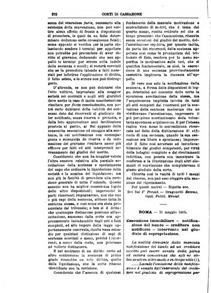 Annali della giurisprudenza italiana raccolta generale delle decisioni delle Corti di cassazione e d'appello in materia civile, criminale, commerciale, di diritto pubblico e amministrativo, e di procedura civile e penale