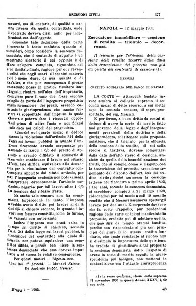 Annali della giurisprudenza italiana raccolta generale delle decisioni delle Corti di cassazione e d'appello in materia civile, criminale, commerciale, di diritto pubblico e amministrativo, e di procedura civile e penale