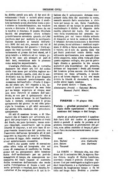 Annali della giurisprudenza italiana raccolta generale delle decisioni delle Corti di cassazione e d'appello in materia civile, criminale, commerciale, di diritto pubblico e amministrativo, e di procedura civile e penale