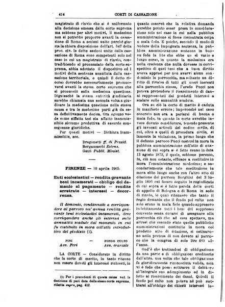 Annali della giurisprudenza italiana raccolta generale delle decisioni delle Corti di cassazione e d'appello in materia civile, criminale, commerciale, di diritto pubblico e amministrativo, e di procedura civile e penale